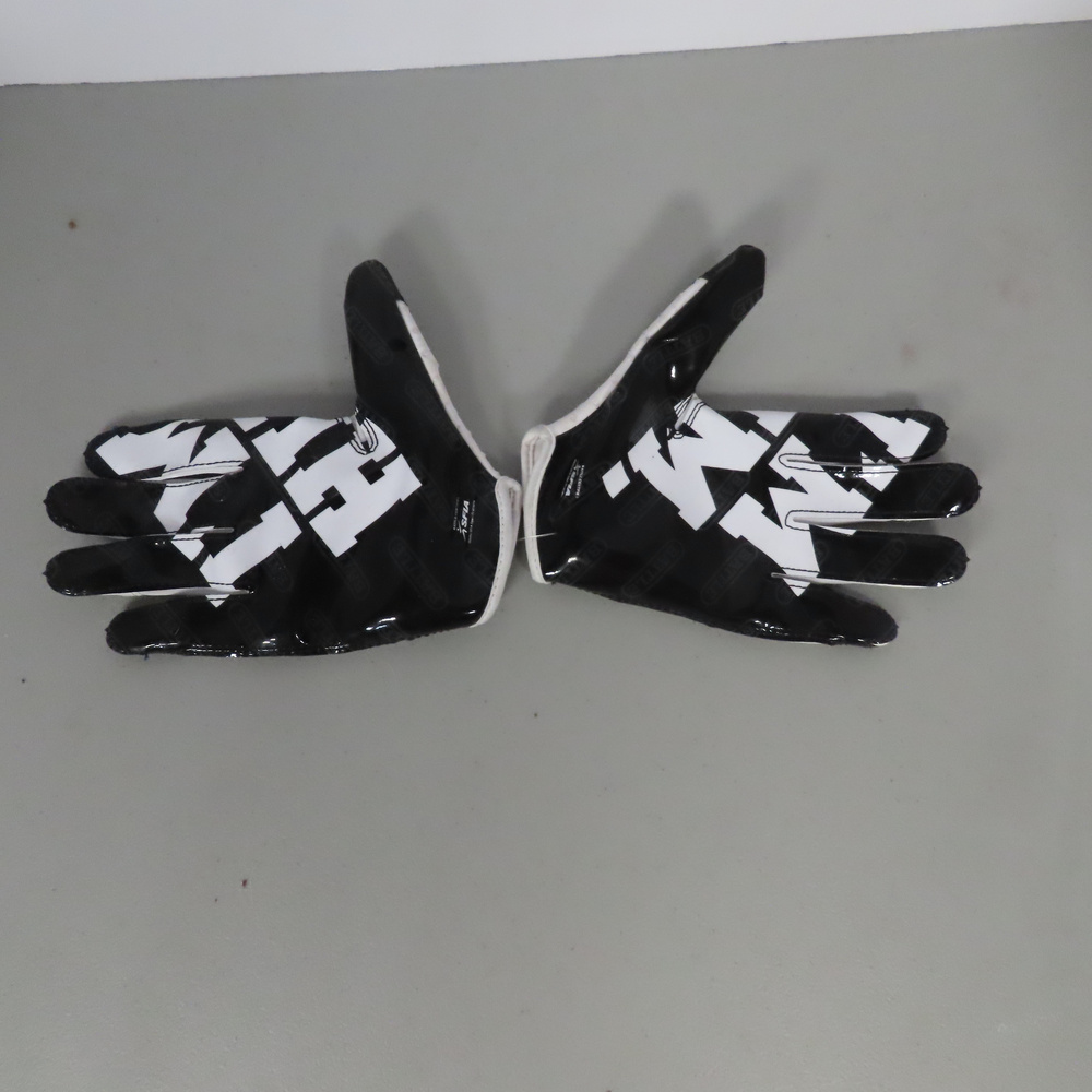 Battle Gloves Black White Padded Grip Size Y-L Streetwear